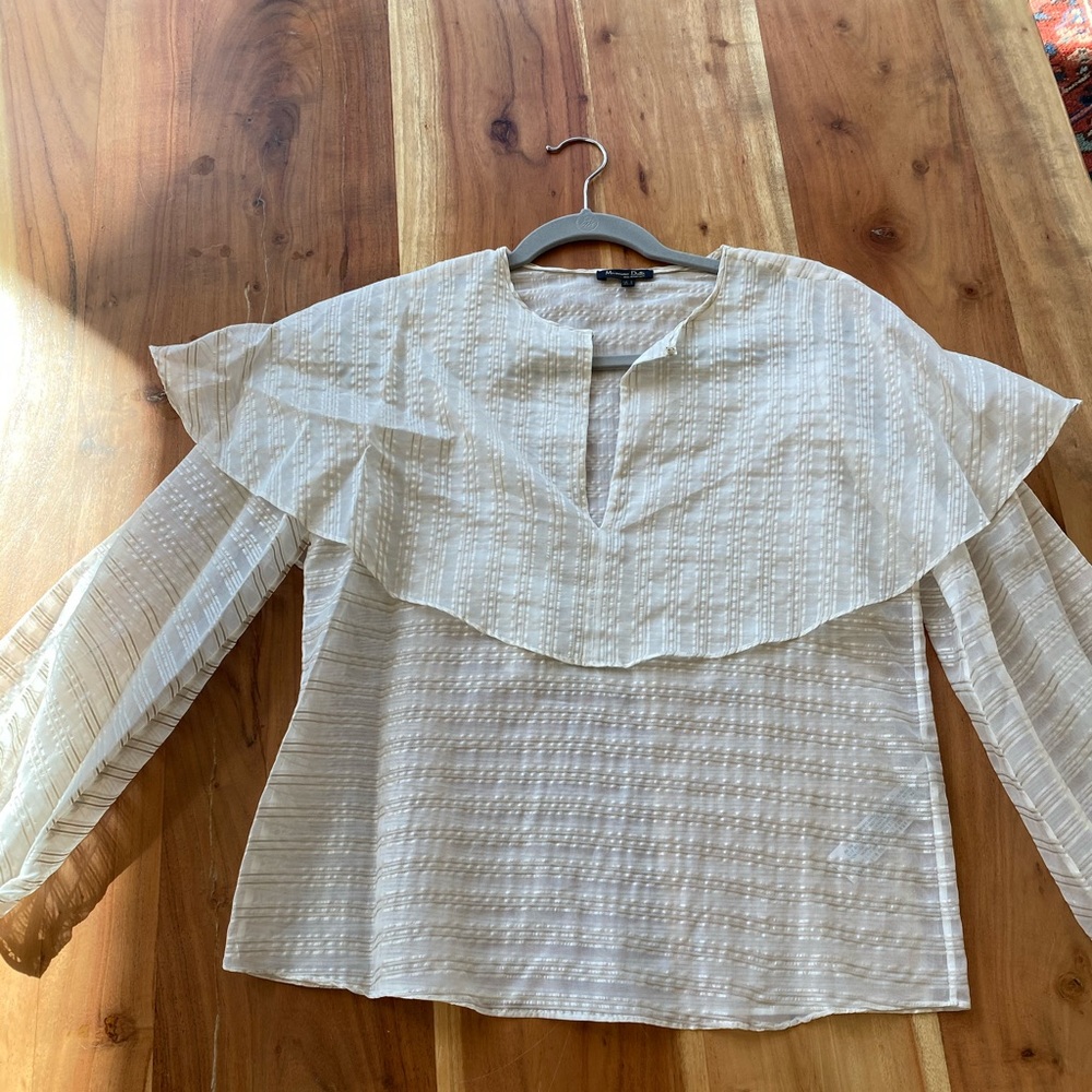 Cream blouse